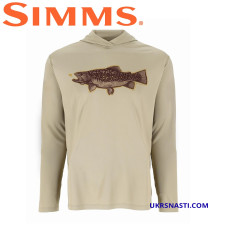 Худи Simms Tech Hoody - Artist Series Stone Trout Fly